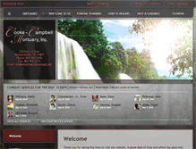 Tablet Screenshot of cooke-campbellmortuary.com